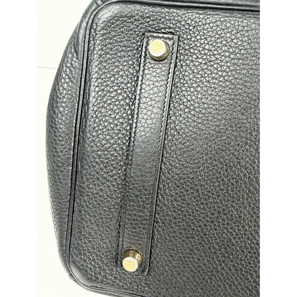 Hermes Bikrin 35 Togo Black Gold Hardware Stamp Letter Q □ (2013) B1 - Picture 9 of 16